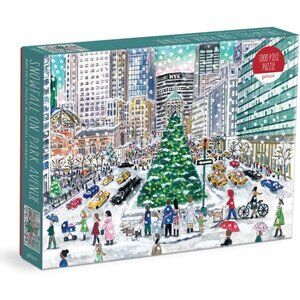 🧩Michael Storrings “Snowfall on Park Avenue” – 1000 Piece Puzzle | NEW 🎄